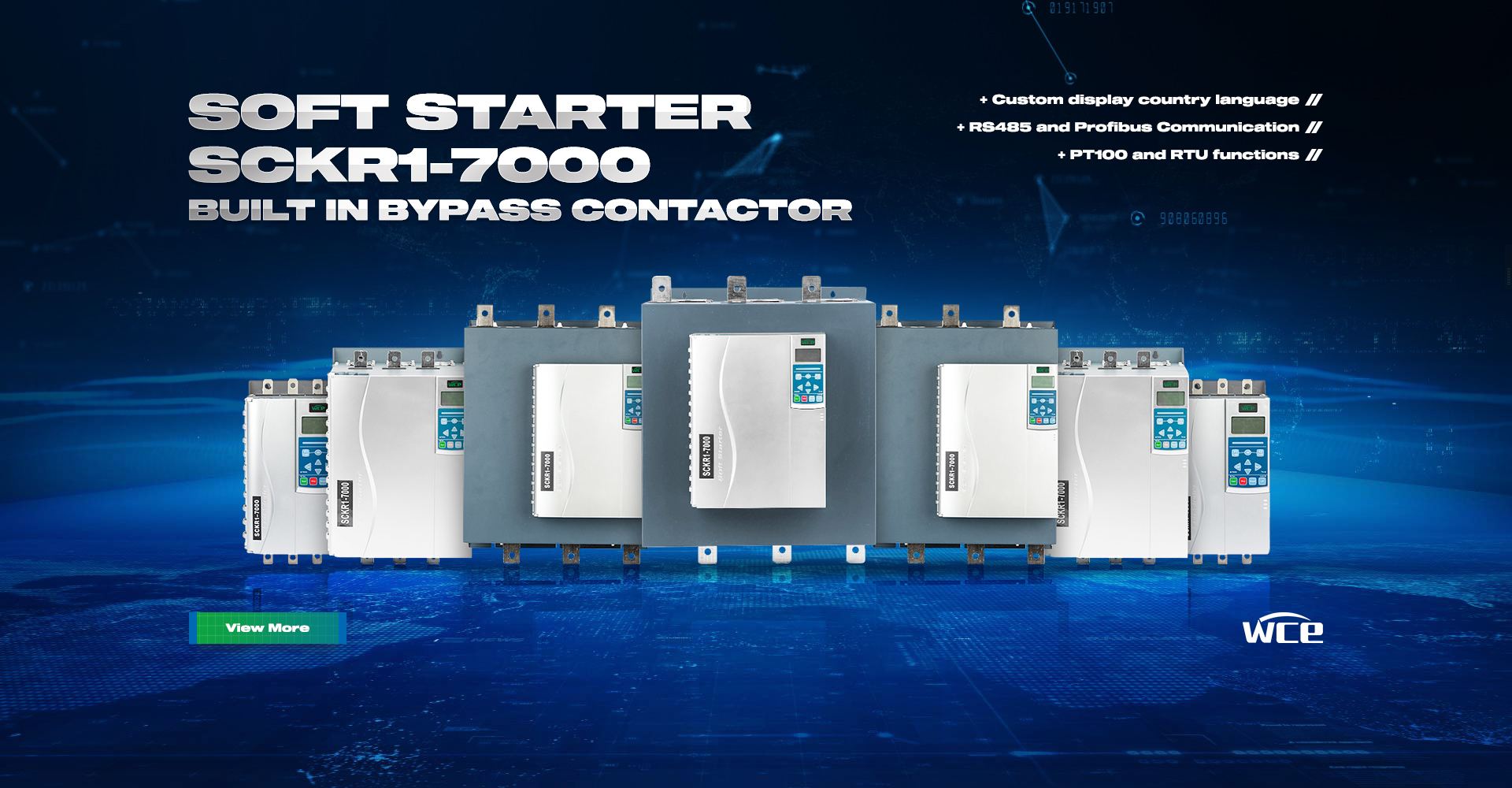 SCKKR1-7000 시리즈 소프트 스타터의 특징